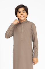 LIGHT-OLIVE BLENDED KURTA PYJAMA