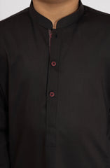 BLACK BLENDED KAMEEZ SHALWAR