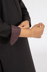 BLACK BLENDED KAMEEZ SHALWAR