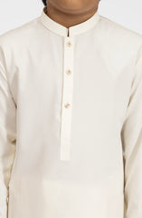 CREAM BLENDED KAMEEZ SHALWAR