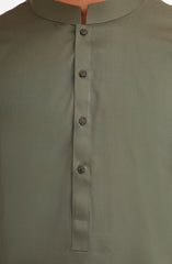 FOREST GREEN 100% COTTON KAMEEZ SHALWAR