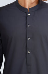 NAVY BLENDED KAMEEZ SHALWAR