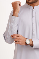 PASTEL-BLUE BLENDED KAMEEZ SHALWAR