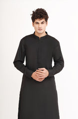 BLACK BLENDED KAMEEZ SHALWAR
