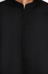 BLACK 100% COTTON KAMEEZ SHALWAR