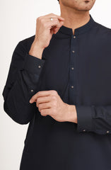 NAVY BLENDED KAMEEZ SHALWAR