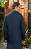 MEN WAISTCOAT FORMAL NAVY BLUE