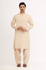 OFF-WHITE BLENDED KAMEEZ SHALWAR