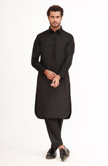 BLACK BLENDED KAMEEZ SHALWAR