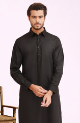 BLACK BLENDED KAMEEZ SHALWAR
