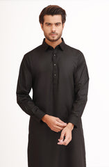 BLACK BLENDED KAMEEZ SHALWAR