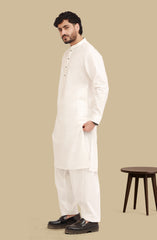 OFF-WHITE 100% COTTON KAMEEZ SHALWAR