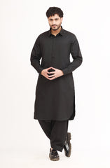 BLACK BLENDED KAMEEZ SHALWAR