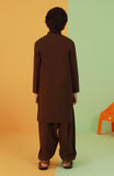 BOYS KAMEEZ SHALWAR BROWN