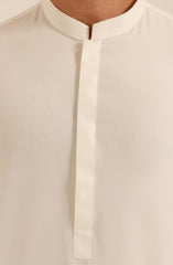 MEN KAMEEZ SHALWAR OFF WHITE