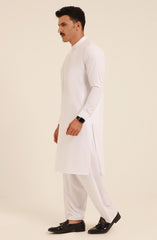 MEN KAMEEZ SHALWAR WHITE