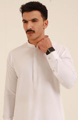 MEN KAMEEZ SHALWAR WHITE