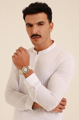 MEN KAMEEZ SHALWAR WHITE