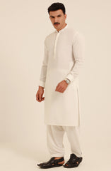 MEN KAMEEZ SHALWAR OFF WHITE