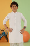 BOYS KAMEEZ SHALWAR  PEARL WHITE