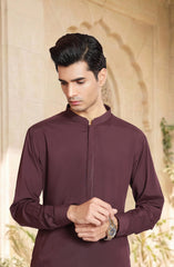 LIGHT-BURGUNDY BLENDED KAMEEZ SHALWAR