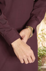 LIGHT-BURGUNDY BLENDED KAMEEZ SHALWAR