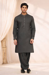 SHADOW-GREY 100% COTTON KAMEEZ SHALWAR