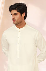 OFF-WHITE BLENDED KAMEEZ SHALWAR