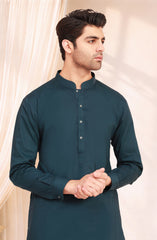 DENIM-BLUE 100% COTTON KAMEEZ SHALWAR