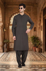 CHARCOAL BLENDED KAMEEZ SHALWAR