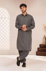 CHARCOAL BLENDED KAMEEZ SHALWAR
