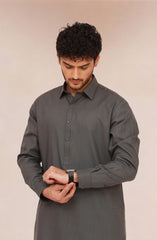 CHARCOAL BLENDED KAMEEZ SHALWAR