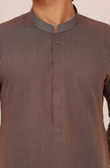 PINKISH-GREY BLENDED KAMEEZ SHALWAR