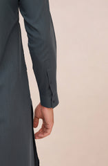 MIDNIGHT-BLUE BLENDED KAMEEZ SHALWAR