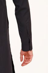NAVY BLENDED EMBROIDERED KAMEEZ SHALWAR