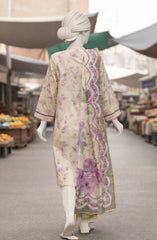 EMBROIDERED PRINTED LAWN STITCHED 3 PIECE