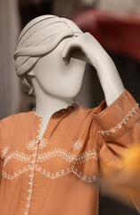 EMBROIDERED CAMBRIC STITCHED 2 PIECE