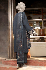 EMBROIDERED CAMBRIC 3PCS UNSTITCHED