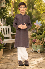 MAROON 100% COTTON EMBROIDERED KURTA