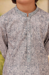 LIGHT-INDIGO 100%COTTON PRINTED KURTA