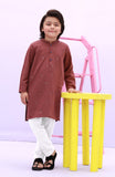 SUMMER'23 BOYS SEMI FORMAL KURTA MAROON