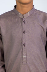 PRE WINTER'23 BOYS CASUAL KURTA PAJAMA LIGHT PURPLE