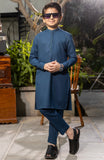 BOYS KURTA PAJAMA MIDNIGHT BLUE