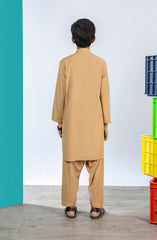 WINTER'23 BOYS CASUAL KAMEEZ SHALWAR KHAKI
