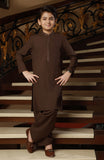 BOYS KAMEEZ SHALWAR BROWN