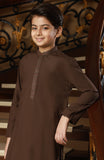 BOYS KAMEEZ SHALWAR BROWN