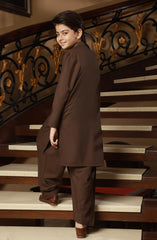 BOYS KAMEEZ SHALWAR BROWN