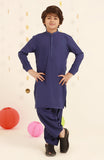 BOYS KURTA INK BLUE