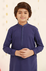 BOYS KURTA INK BLUE