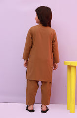 WINTER'23 BOYS CASUAL KAMEEZ SHALWAR MUSTARD